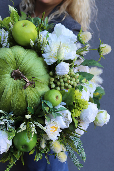 Dyniowy Green 2, jesienny flowerbox