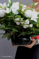 Biellana kompozycja nagrobna w misie