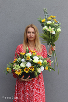 Słoneczne Dni, komplet dekoracji nagrobnych