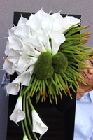 New Design Extra, dekoracja nagrobna na czarnej podstawie