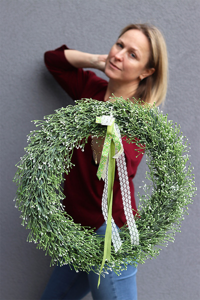 dekoracyjny wianek Wiosenna Pogoda