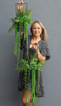 kompozycje z sukulentów, Design House, kpl.2szt