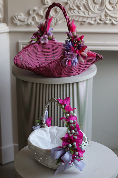 Sweet Pink Fuksja, koszyczek wielkanocny