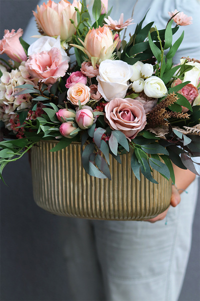 Debora Big, jesienna kompozycja w naczyniu