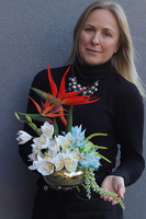 Strelicja Piano Gold, egzotyczna kompozycja w misie