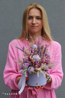 Orfitta Violet, flowerbox boho z suszem