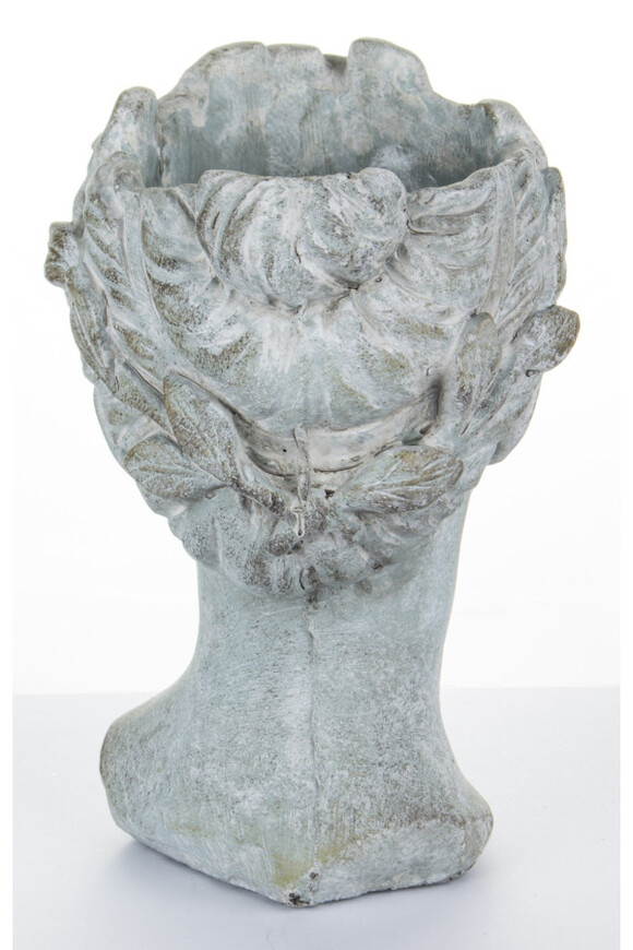 cementowa osłonka / donica, Kobieta B, wym.27x18x19cm 