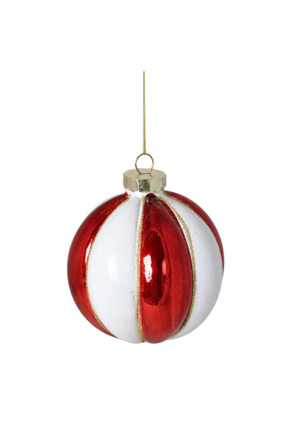 American XMAS, szklane bombki w pudełku