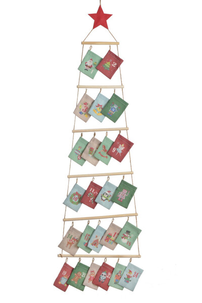 Mikołajki, kalendarz adwentowy z kieszonkami