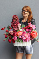 Hydrangelia, dekoracja nagrobna w skrzynce