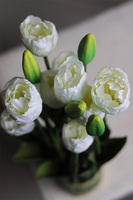 Tulipany Springtime, wiosenna dekoracja, biała