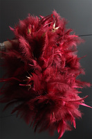 Bordowe Pióra, dwustronny wielkanocny wianek z piórami