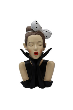 Milady, wazon dekoracyjny kobieta A, wys.30cm