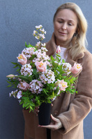 Premium Spring Pink, komplet dekoracji nagrobnych