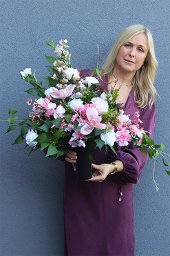 Balea Pasaja 2, bukiet nagrobny we wkładzie, dł.65cm 