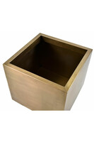 Gold Line Square, złota osłonka, wym.60x60x55cm