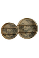 Boho, półka bambusowa