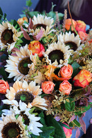 Sunflower Garden 2, kompozycja nagrobna w naczyniu