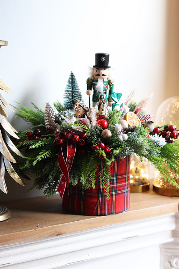 flowerbox świąteczny, Dziadek do Orzechów Classic