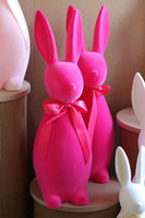 Bunny the Star, figurka wielkanocna zajączek, fuksja