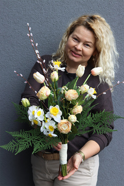 Wiosenne Emocje, bukiet do wazonu, dł.58cm