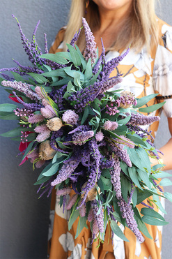 Wrzosowisko Mix, kompozycja kwiatowa w donicy, wym.30x50x27cm