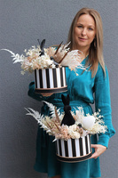 Beige Boho, wiosenny flowerbox z zajączkiem