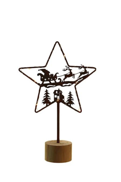 Rusty Star B, figurka świąteczna LED