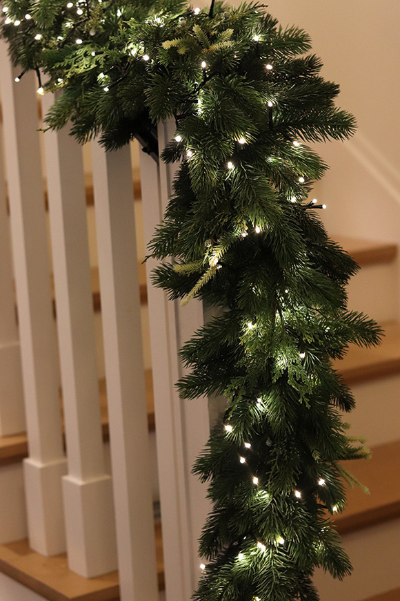 Royal Classic Green, zimowa girlanda dekoracyjna