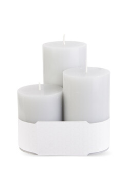 świeca zapachowa, A&C Trio Black Tulip, kpl.3szt