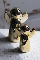 Anioł Sakramento, złota figurka ceramiczna, kpl.2szt