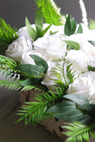 Serce na Dłoni Fern, nagrobna dekoracja w skrzynce