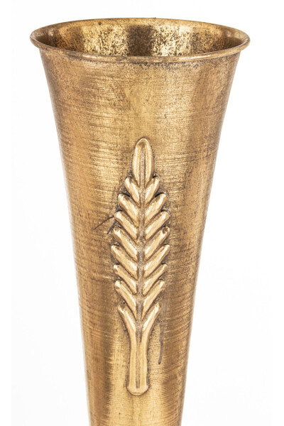 Porto Gold C, efektowny złoty puchar / wazon, wym.60x15x15cm