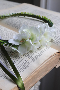 OD RĘKI Isere, komunijny wianek na głowę, rozmiar uniwersalny