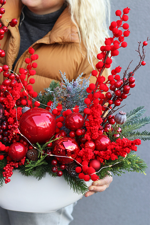 Red Classic Laos, stroik świąteczny