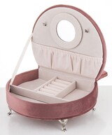 szkatułka / puzderko Florencja Simple Pink, wym.15x19.5x16cm