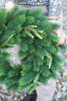 Natural Christmas, iglasty wianek jak żywy, śr.40cm