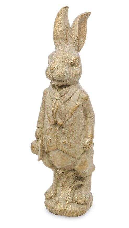 OD RĘKI figurka wielkanocna, zajączek z kapeluszem, Golidia, wys.22x7.5x6.5cm 