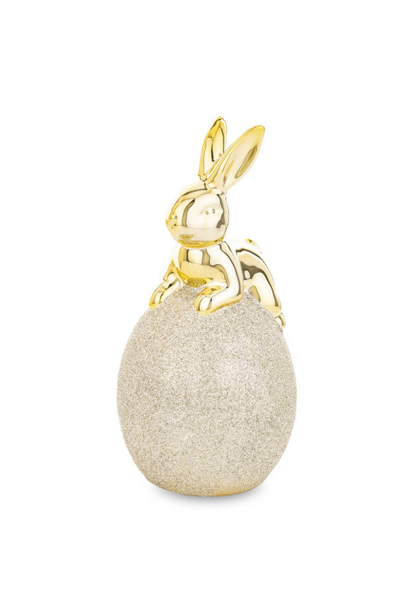 Egg Glamour, figurka wielkanocna jajko i zajączek