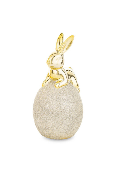 Egg Glamour, figurka wielkanocna jajko i zajączek