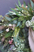 Boho Trendy 2, zielony wianek na drzwi