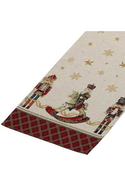 Nutcracker, świąteczny bieżnik gobelinowy