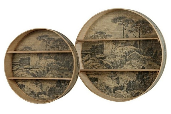 Boho półka bambusowa