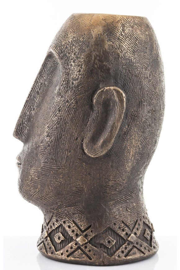 Boho Face 2, dekoracyjny wazon, wys.37cm