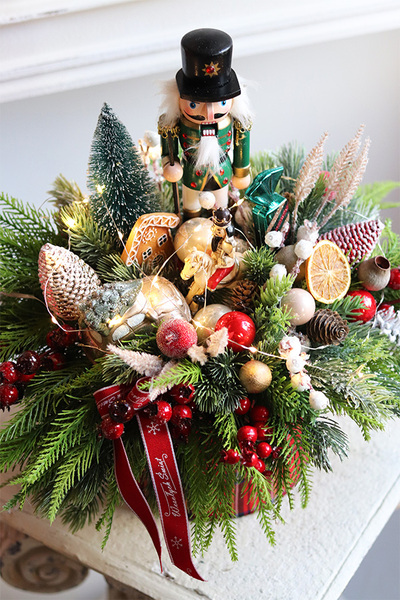 flowerbox świąteczny, Dziadek do Orzechów Classic