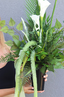 Kalla Elegance, bukiet nagrobny z kaliami