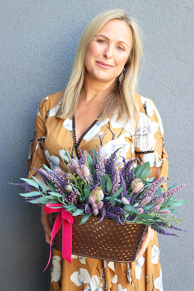 Wrzosowisko Mix, kompozycja kwiatowa w donicy