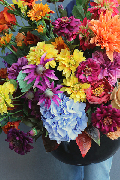 Janina Jesienna Grande 2, kwiatowa kompozycja nagrobna