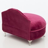 szkatułka / puzderko Florencja Simple Malina, wym.15x19.5x16cm