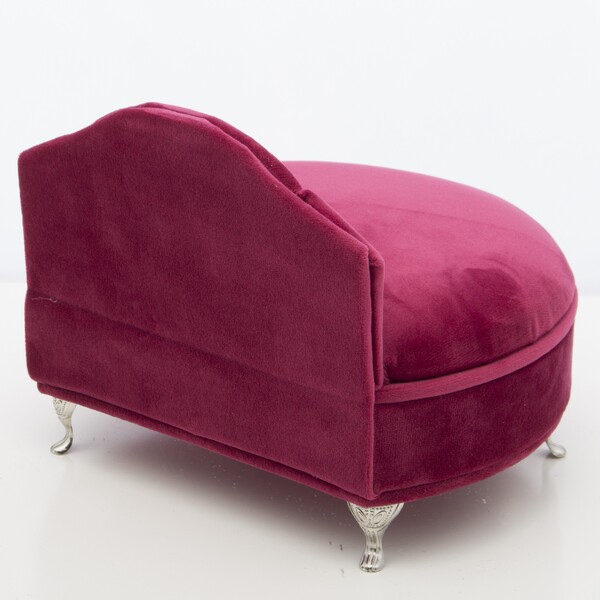 szkatułka / puzderko Florencja Simple Malina, wym.15x19.5x16cm